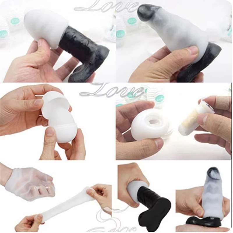 Анальный мастурбатор для яиц Tengas киска яйцо одноразовая мастурбация мягкий гель