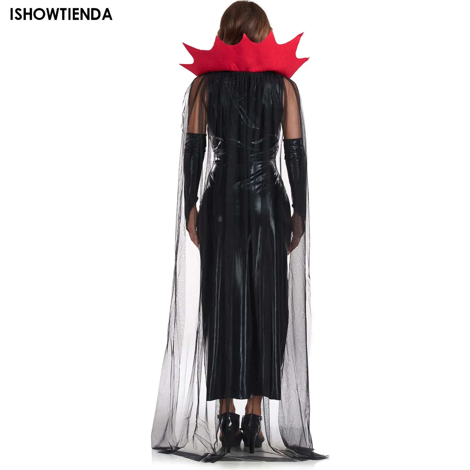 Красный женский костюм Helloween для взрослых сексуальные костюмы на Хэллоуин женщин