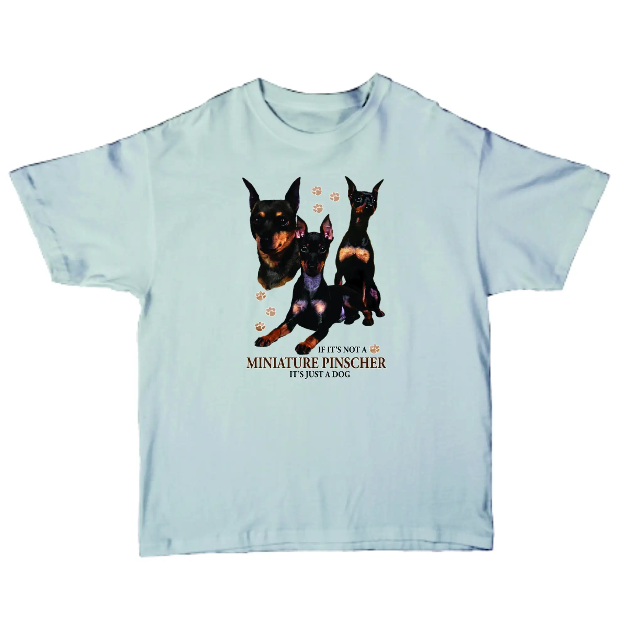 Если это не миниатюрная футболка Pinscher просто собака с длинным или коротким