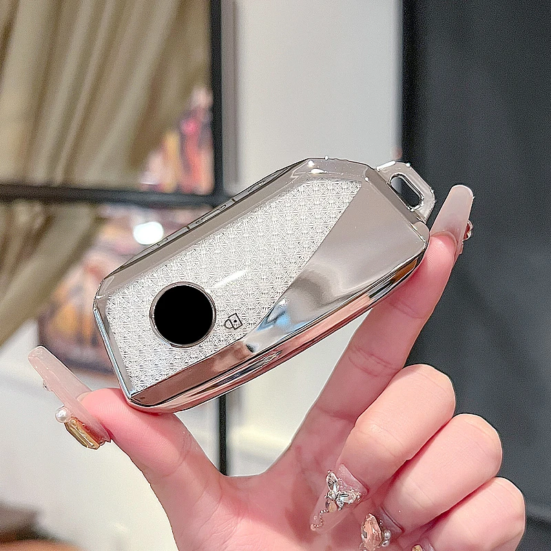 

Чехол-брелок для ключей из мягкого ТПУ подходит для BMW IX IM I5 M60 X5 X7 X6 IX I7 2024 года, удаленный автомобильный ключ