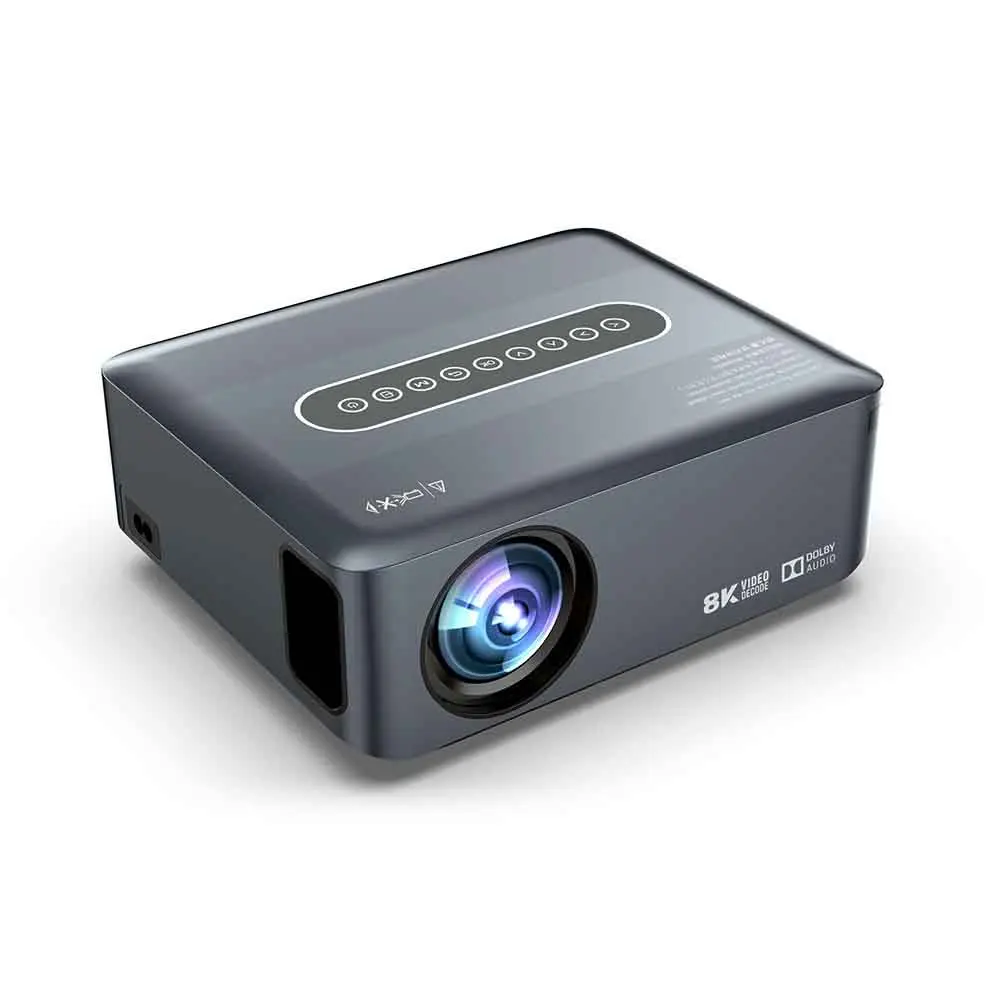 

T20 New 8K KTV Office Home Theater 12000 Lumens Video Android 9.0 8K Projector with Voice Control 2GB+16GB WiFi Led Projectors