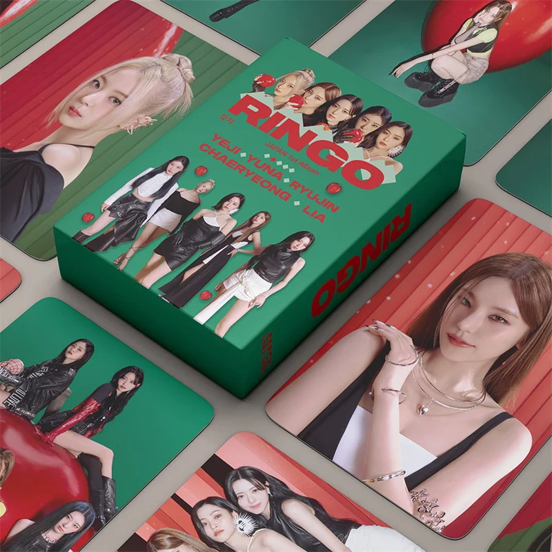 

55 шт./набор ITZY, маленькая открытка для дня возврата, специальная открытка RINGO, самодельная открытка HUANG LIZHI RYUJIN, коллекционная Подарочная открытка, фотооткрытка