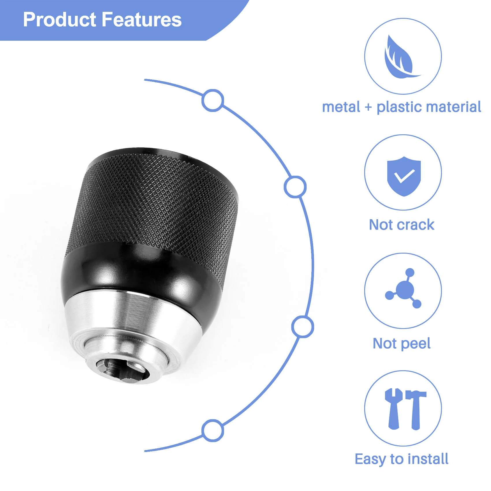 Патрон без ключа для DeWALT DCD797 DCD792 DCD791 DCD790 DC988K DC984KN DCD796 N196034 аксессуары