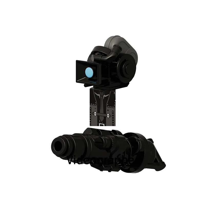 Платок Skibidi TV Man модель туалета блоки MOC набор кирпичей подарки игрушки для детей