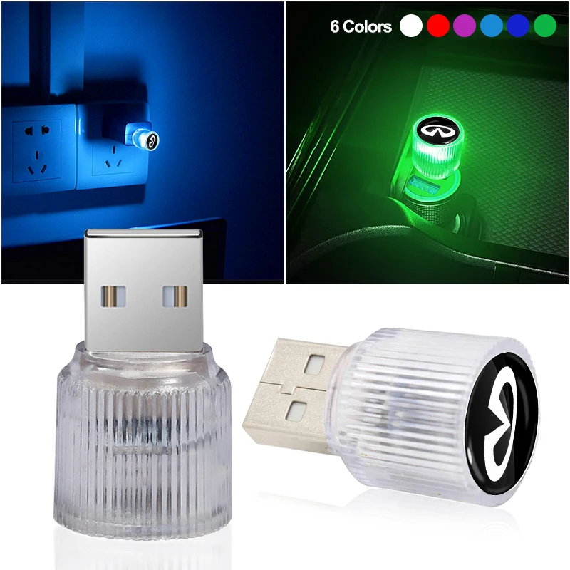 

Car Interior Lights USB Atmosphere Light Portable Lamp for INFINITI FX35 Q70 Q50 Q30 QX30 QX50 QX70 M37 G35 G37 FX37 Accessories