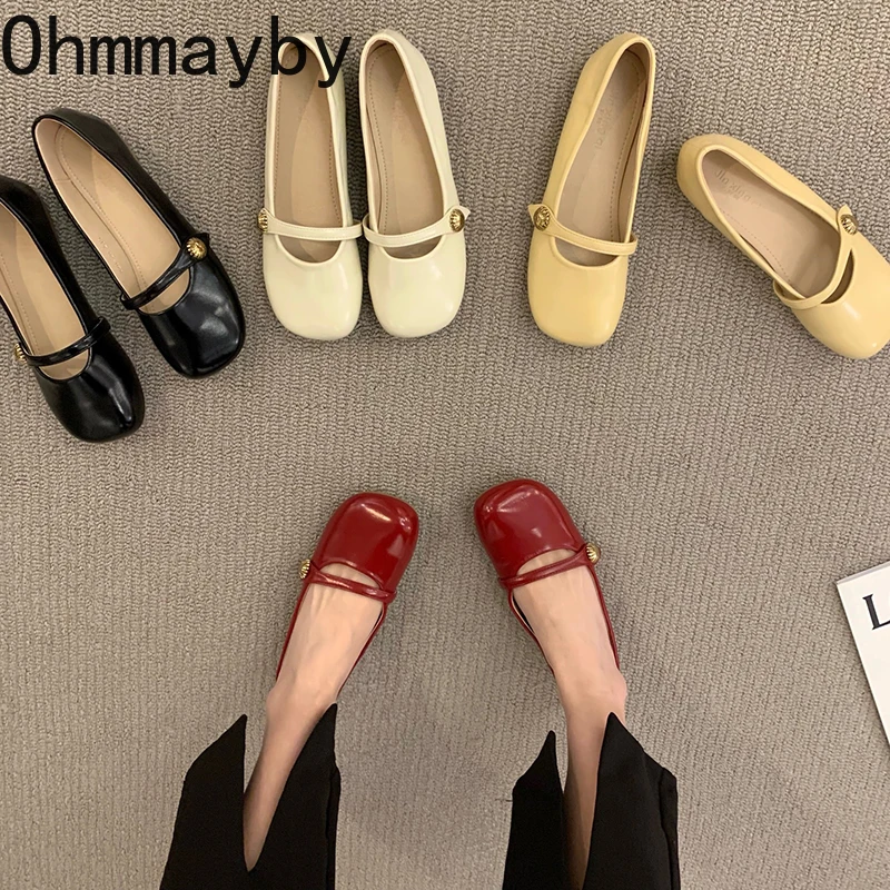 

Flats Shoes Women Luxury 2022 Women Casaul Ballet Shoes Soft Sole Fashion Shallow Slip On Sandalias Loafer zapatos de mujer