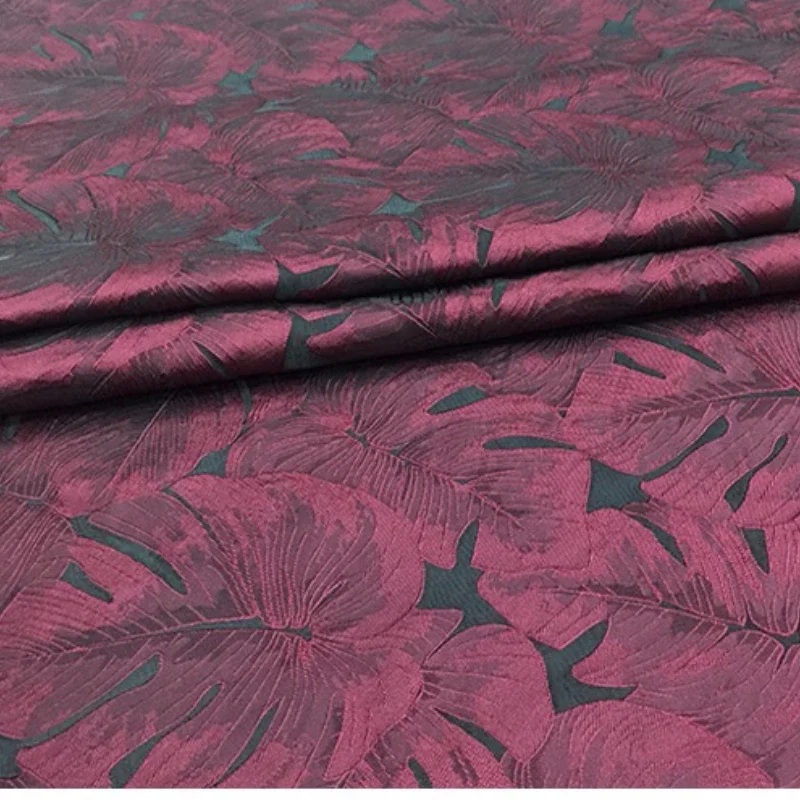 Жаккардовая ткань винтажное весенне-осеннее платье с темным узором в виде