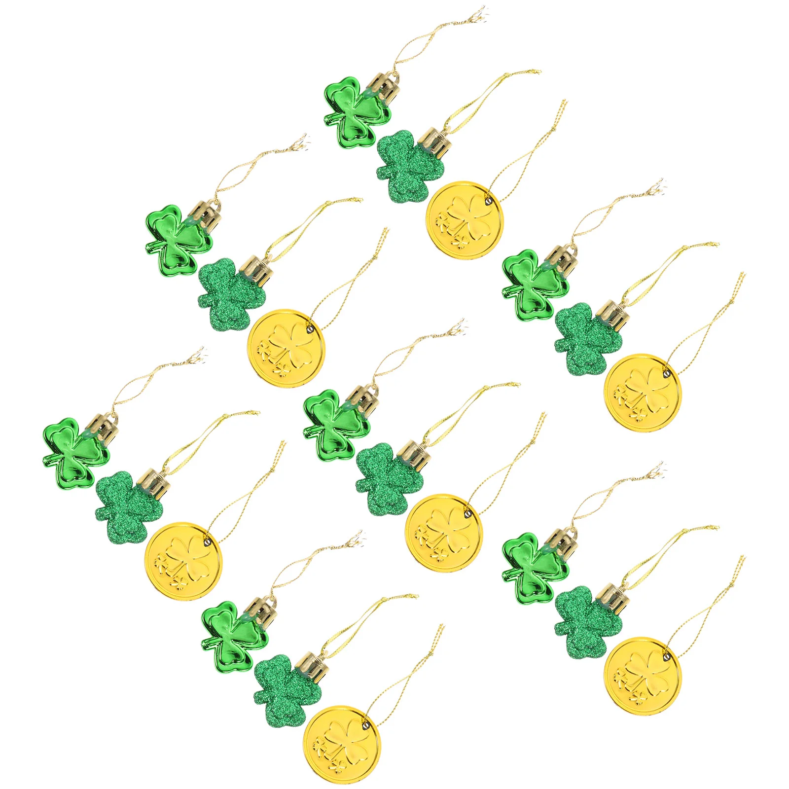

Shamrock Patrick Daydecors Goldhangingpartypendants Lucky Decorations Trees Bauble Shamrocks Ornament S Tree Ornaments Decor