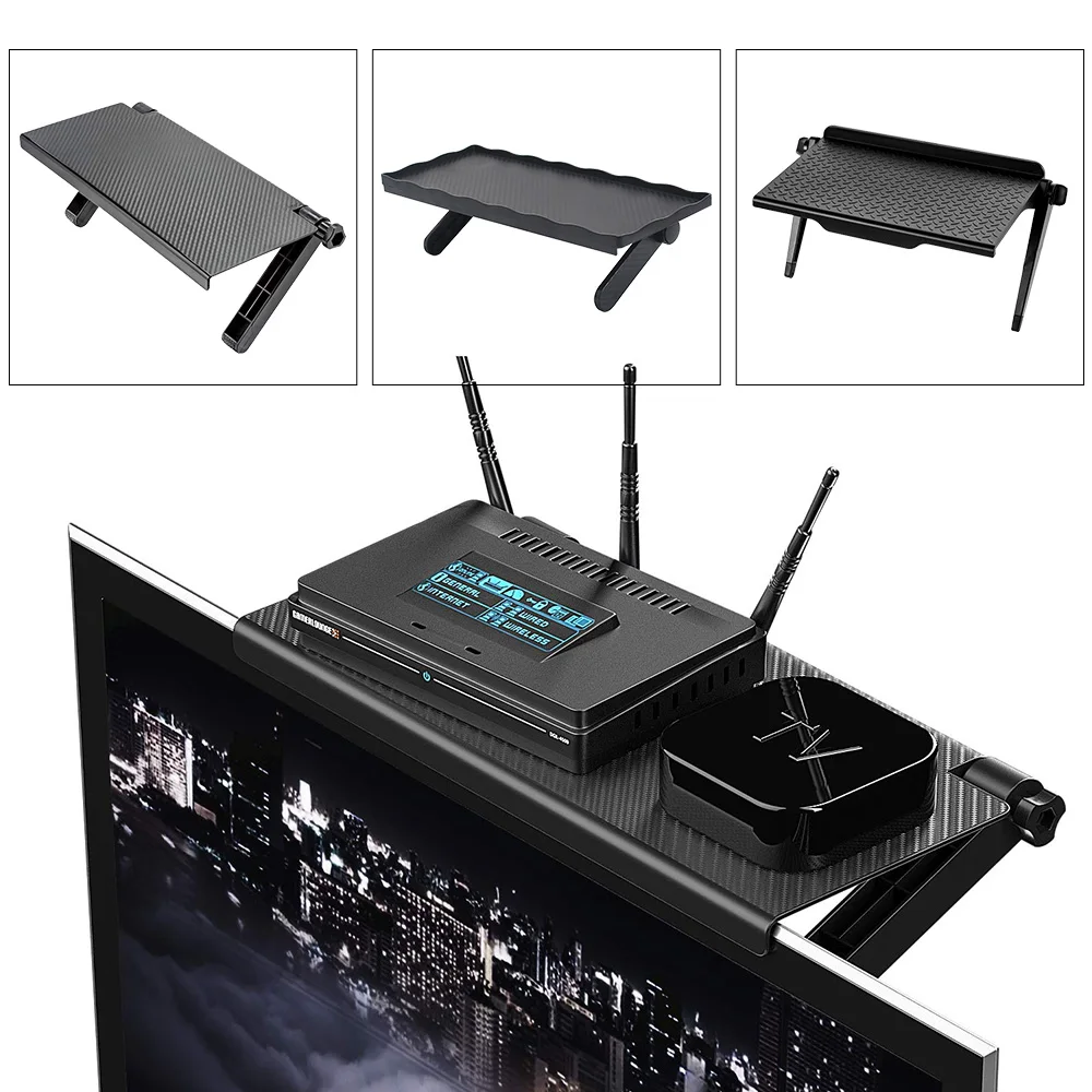 For Media Boxes, Routers, Game Consoles Sponge Drain Rack
