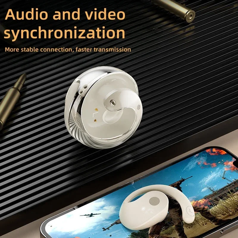 Фото T29 Беспроводные наушники Bluetooth 5,3 Гарнитура Микрофоны Hi-Fi Стереозвук Наушники Подвесные наушники-переводчики для путешествий Бизи №5