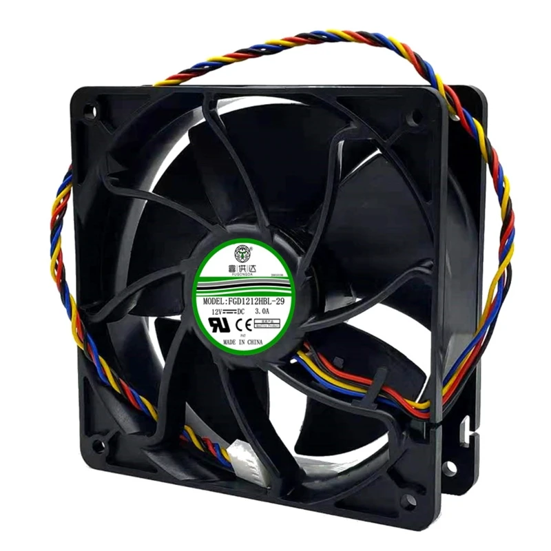 B0KA 120 мм x 38 Φ PC чехол вентиляторы 7000 об/мин с высоким потоком воздуха 12 В 4Pin FG DC