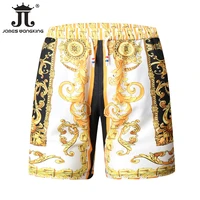 2022 summer style mens shorts beach short breathable loose casual printing shorts man plus size 4xl