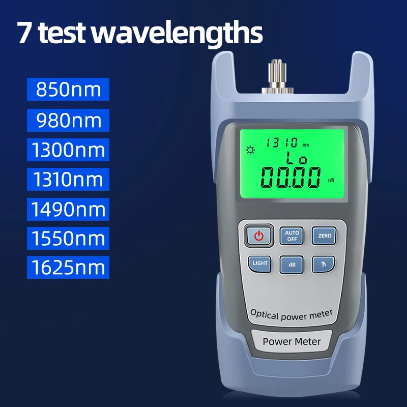 FTTH Fiber Optic Cable Tester Tool (Optional Sets) Optical Power Meter(OPM -70 ~+10dBm)&Visual Fault Locator 10/20/30/50mw VFL