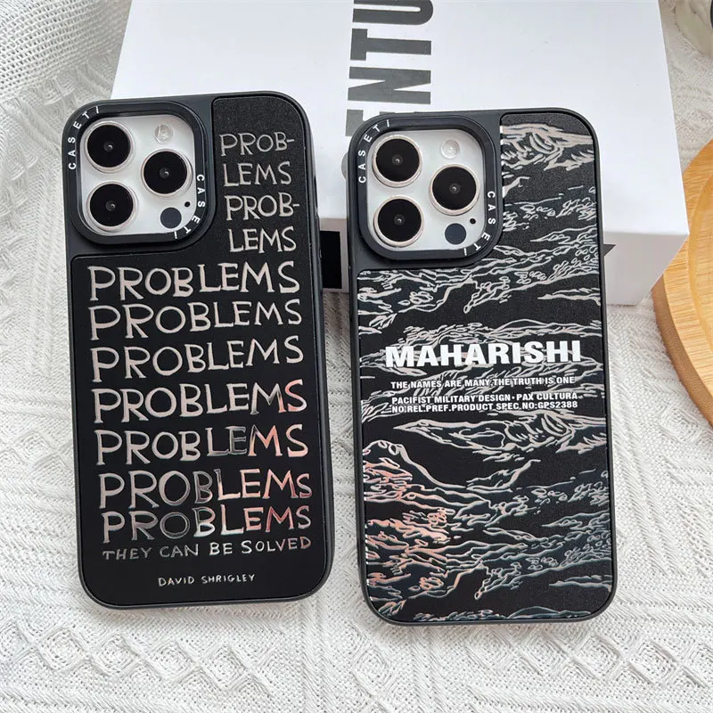 

Problems Mirror Surface Phone Case Cover for IPhone 11 12 13 14 Pro Max Case for IPhone 14 Pro Max