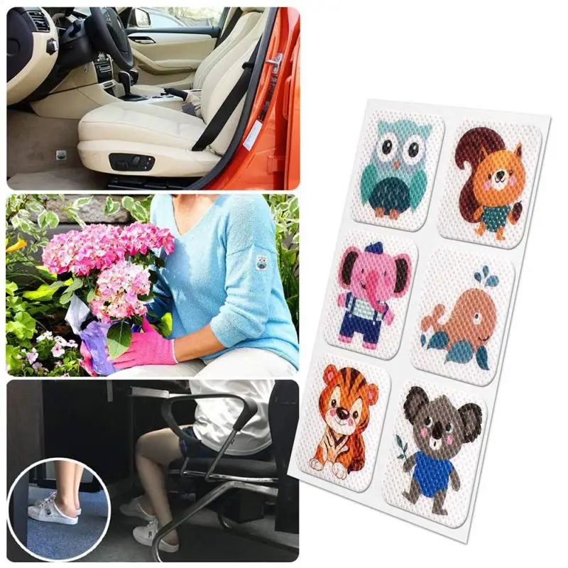 

Mosquito-repellent Paste High-quality Decorations 24 Stickers 6 Animal Wide Range Applications Mosquito-repellent Tools