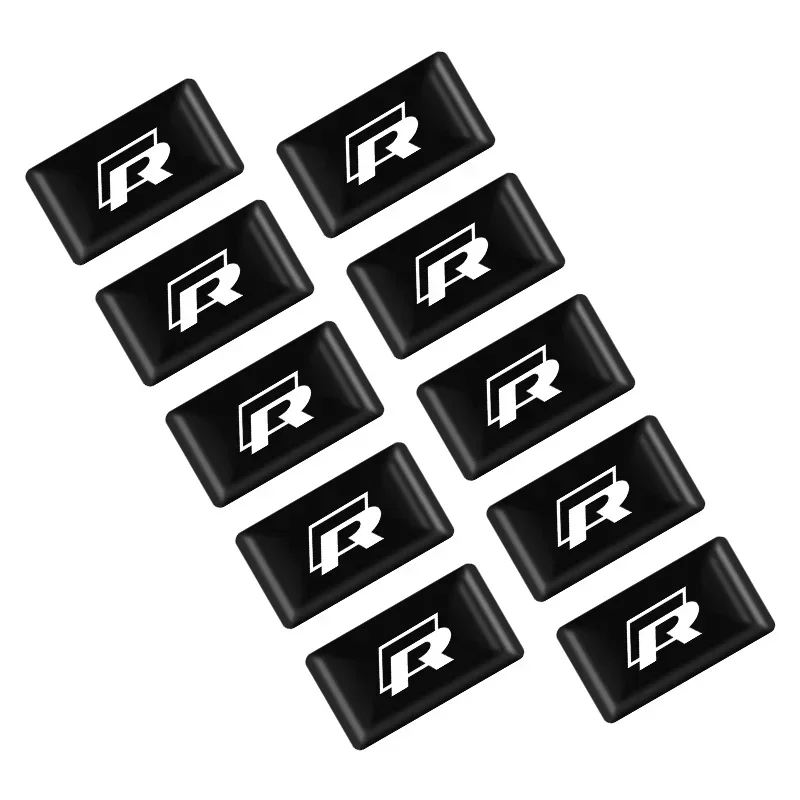 

10 шт. эпоксидная кнопка подъема окна автомобиля, наклейки на руль для Volkswagen VW Touran Beetle Golf Passat Jetta Polo Bora CC Lavida