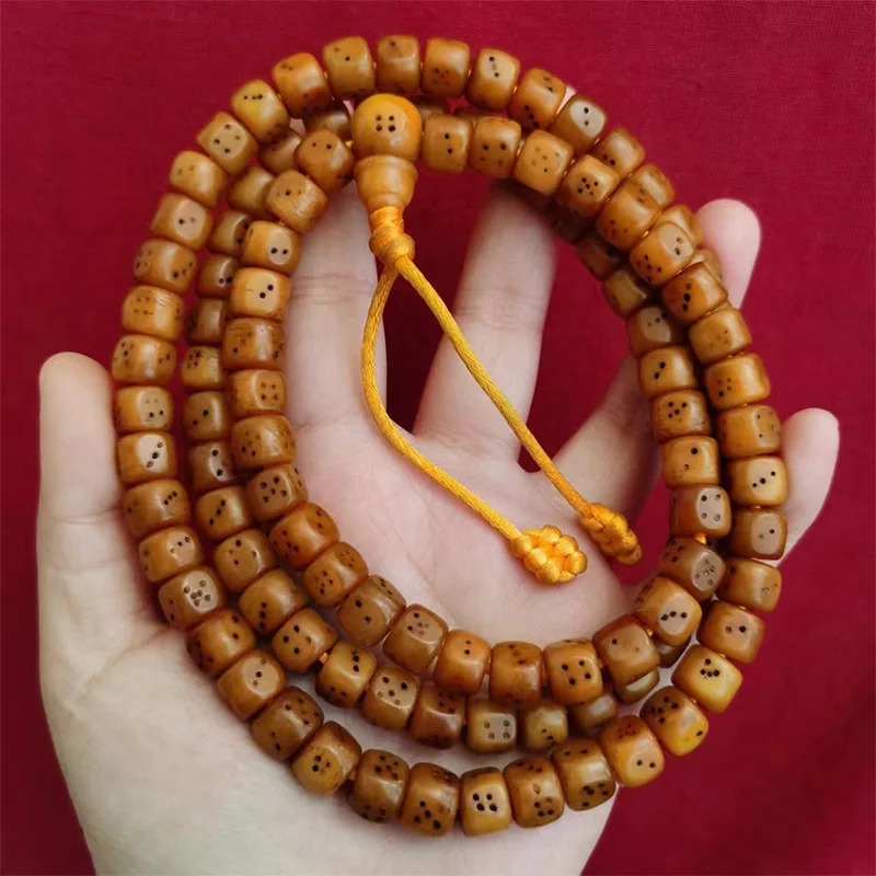 Старые материалы Ox Bone индивидуальный браслет Seiko бусины в виде игральных костей