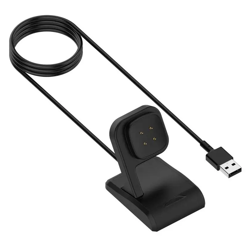 

Зарядный кабель для смарт-часов FitbitVersa 3/Versa4, сменный USB-кабель для зарядки Fitbit Sense, шнур с зажимом, док-Аксессуары