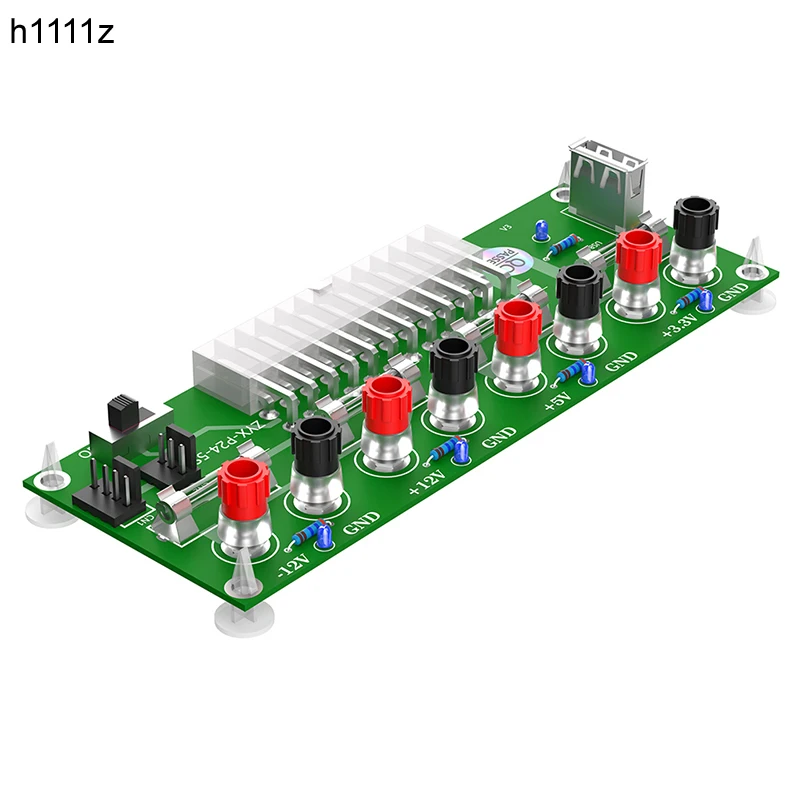 Плата блока питания ATX Benchtop 20/24 контакта с USB-портом 5 В 3 12-12