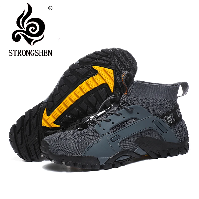 

STRONGSHEN Women's shoes Outdoor Breathable Anti-skid Wear-resistant Lace-up Sneakers Jogging Training Travel Sport Shoes