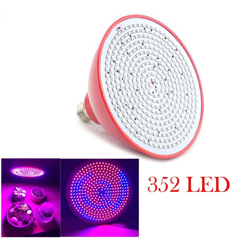 

40W Grow Bulbs Lamp Light Plant 352 LED E27 for vegs Flower Vegetable Greenhouse Growth Tent Hydroponics Growing System