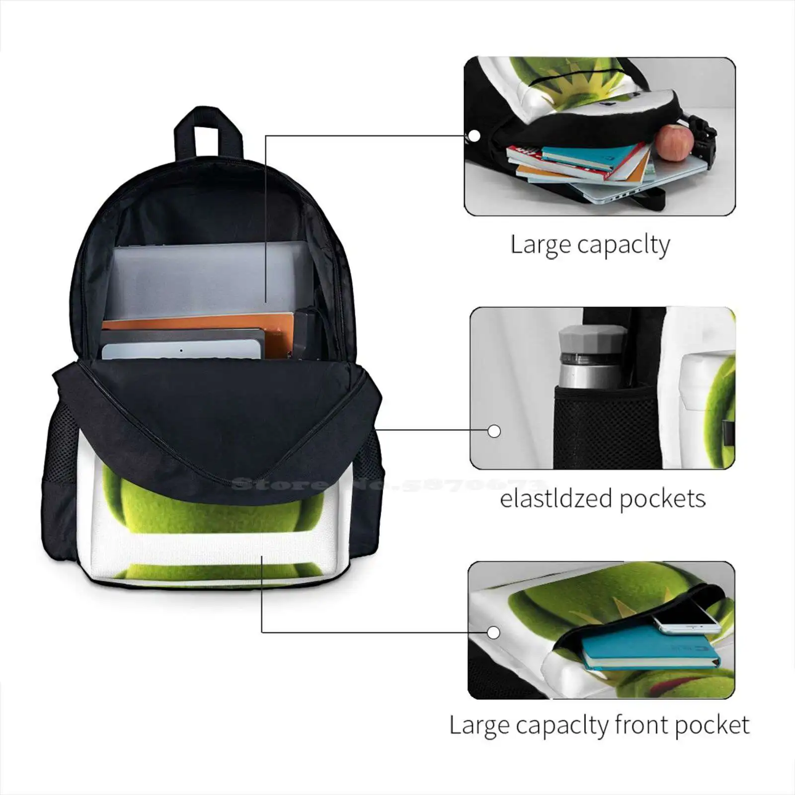 Горячая Распродажа школьный рюкзак Kermit лягушка модные сумки Джим Хенсон мем