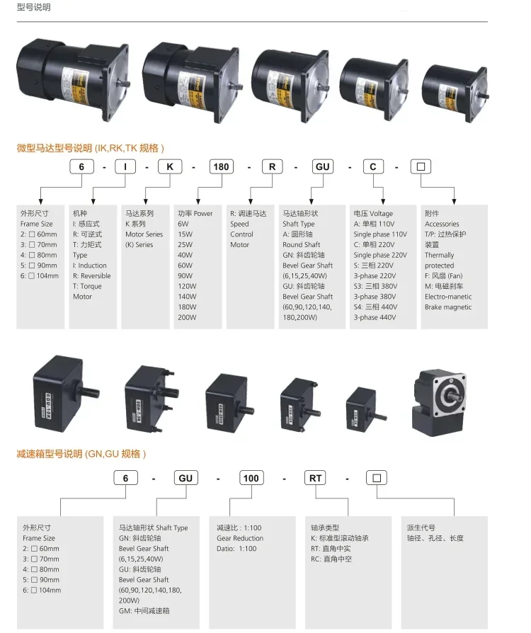 GPG 120 Вт 220 В Двигатель управления скоростью 5RK120GN-C Редуктор 5GN-3K 5GN-7 5K 5GN-10K 5GN-15K