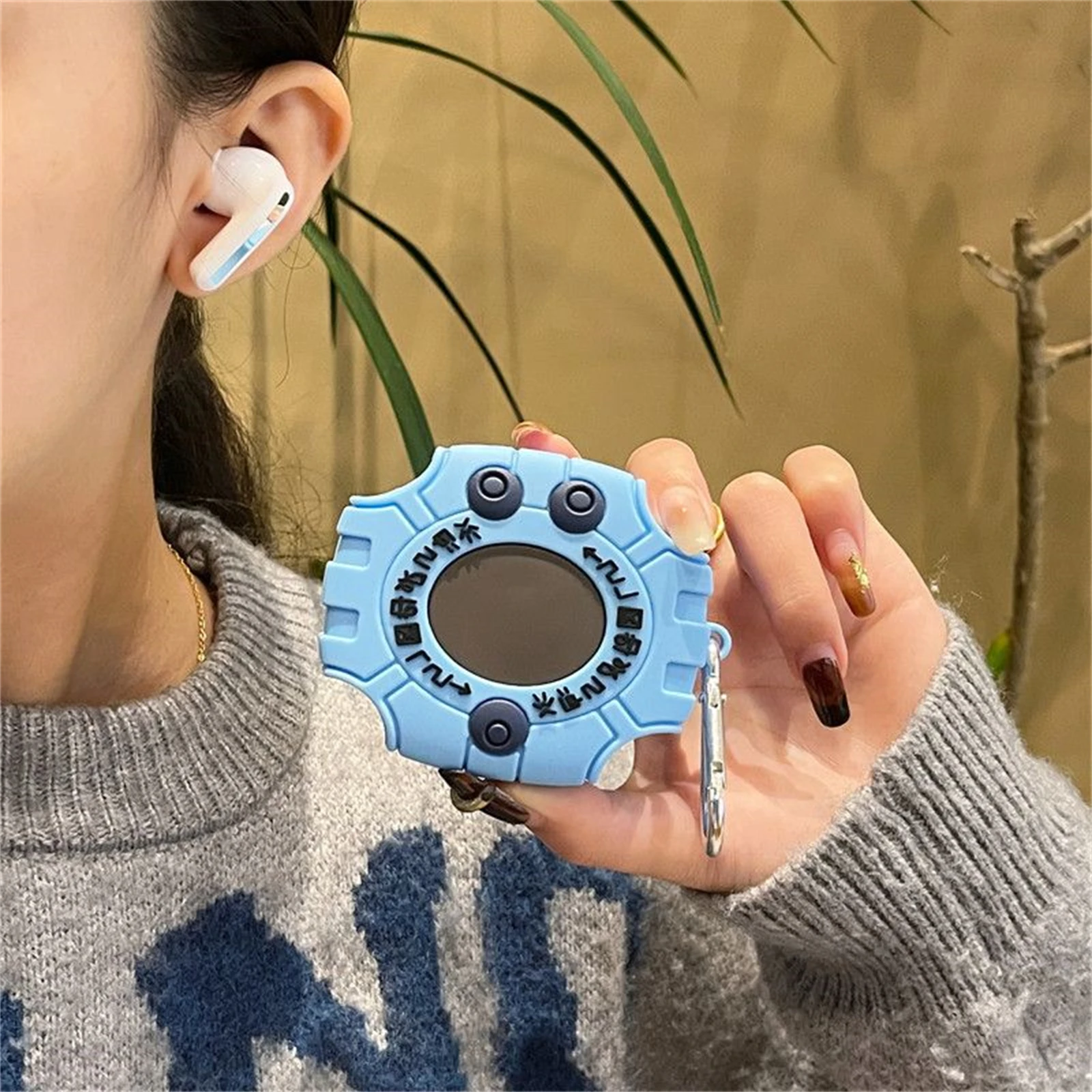 Фото 3D милый мультяшный чехол для наушников Digimon Monster Digivice для Redmi Buds 5/Buds 6, силиконовый защитный чехол для наушников для мальчиков и девочек №3