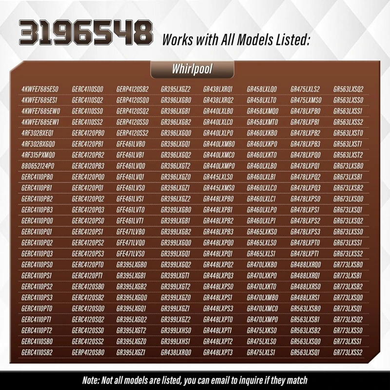 Комплект из 2 термопредохранителей для духовки WP3196548, замена 3196548, 313214 для Whirlpool, Kenmore, Maytag, KitchenAid, Amana, Roper, Magic Chef (art.: 3920d9ecbeaeb) - 3920d9ecbeaeb
