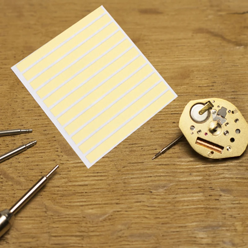 

5 листов, Высококачественная двусторонняя клейкая лента, наклейки для крепления циферблата часов и часового механизма