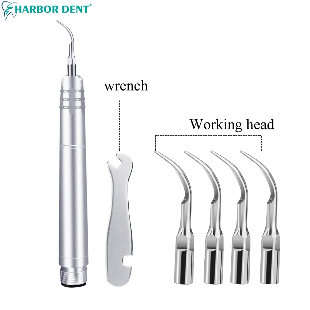 Стоматологический ультразвуковой прибор для чистки зубов с 4 наконечниками
