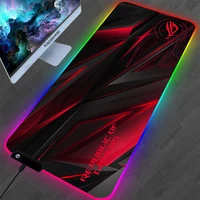 ASUS Speed Gaming Mousepad RGB ROG Mouse Pad Gamer XXL Large Desk Mat Computer Mats Gaming Mat 900x400 LED Play Mat Table Carpet
