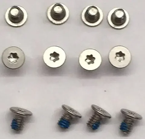 Нижние винты для ноутбука, 12 шт./компл., для Dell XPS 13 15 9343 9350 9360 9370 9380 7390 9550 9560 5510 серии