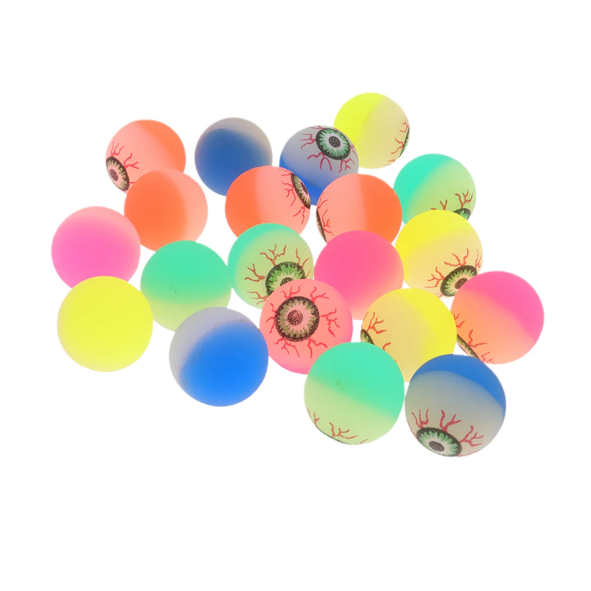 

24 pcs Rubber Eyeballs Rubber Eyes Bouncy Balls Bouncing Eyeballs Toy Eyeball