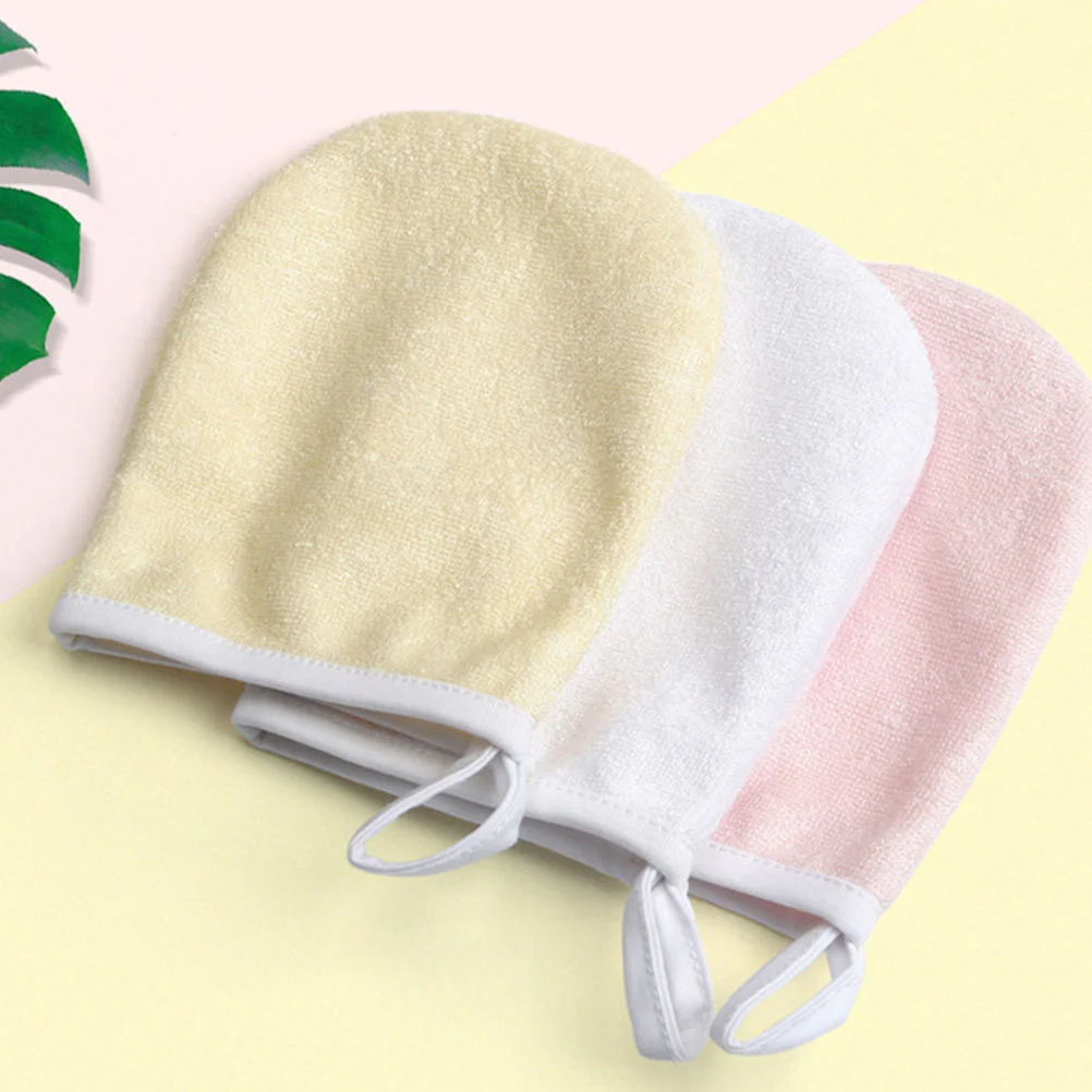 

6 PCS Makeup Remover Gloves Face Cleaning Puffs Tools Facial Sponges Powder Removal Pads Fiber Eye