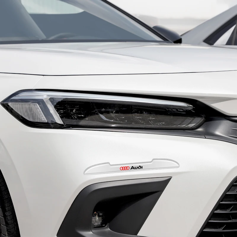 4 шт. резиновые наклейки на автомобильные зеркала заднего вида для Audi sline A4 B7 B8 B9 A3