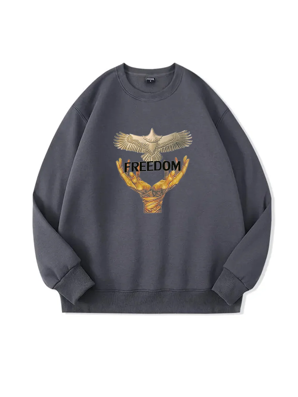 Y2k Толстовка большого размера унисекс готический панк пуловер с длинным рукавом