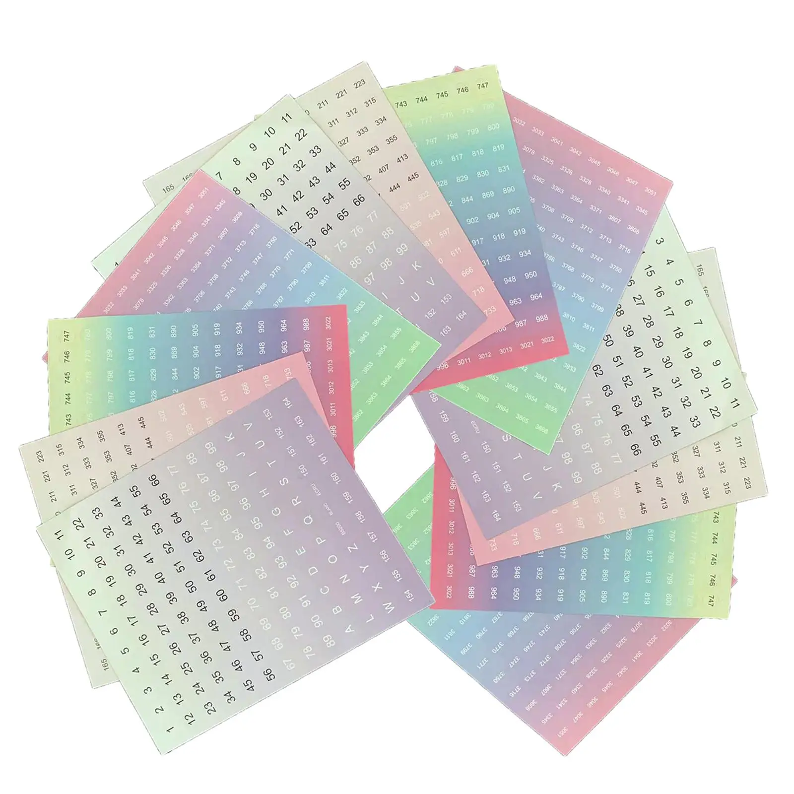 12 наклеек с бриллиантами и номерами DMC наклейки номером нити для вышивания