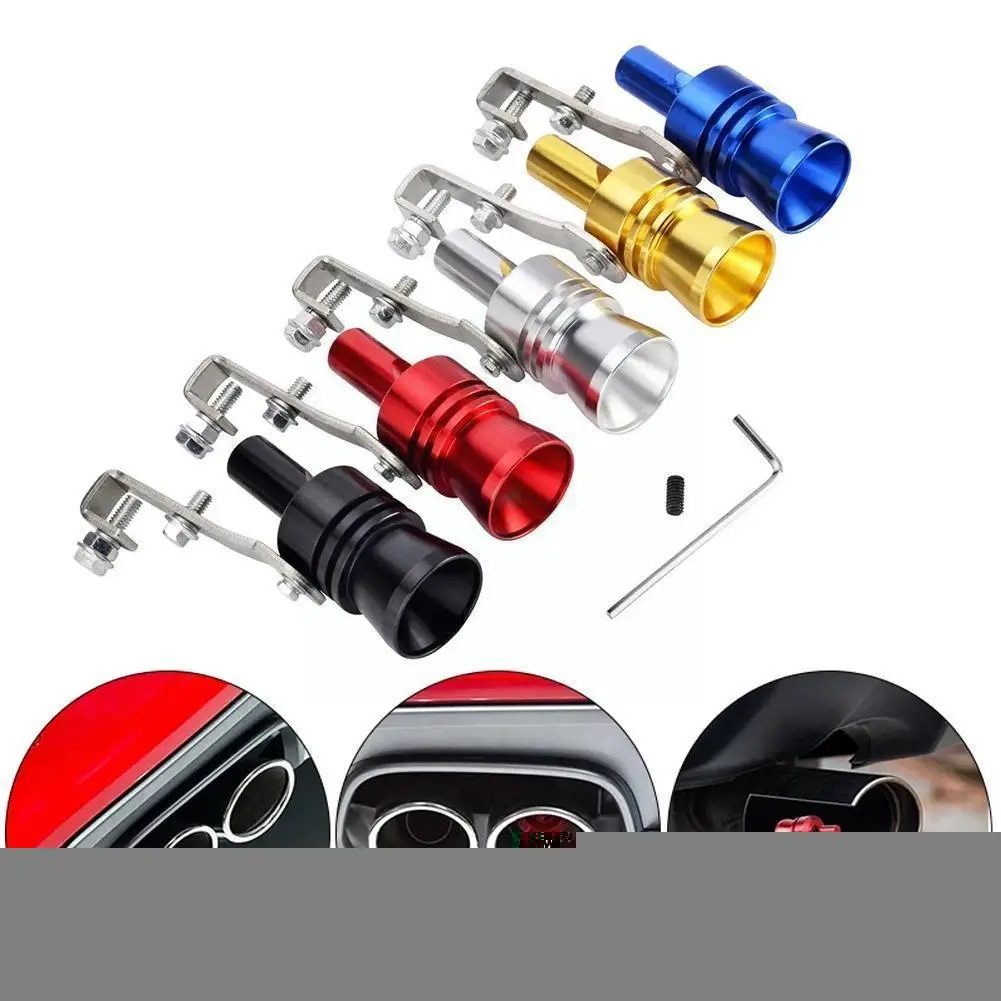 

Звуковой свисток для выхлопных газов, Универсальный Алюминиевый свисток для выхлопных газов, симулятор выхлопных газов, звуковой свисток Ti...