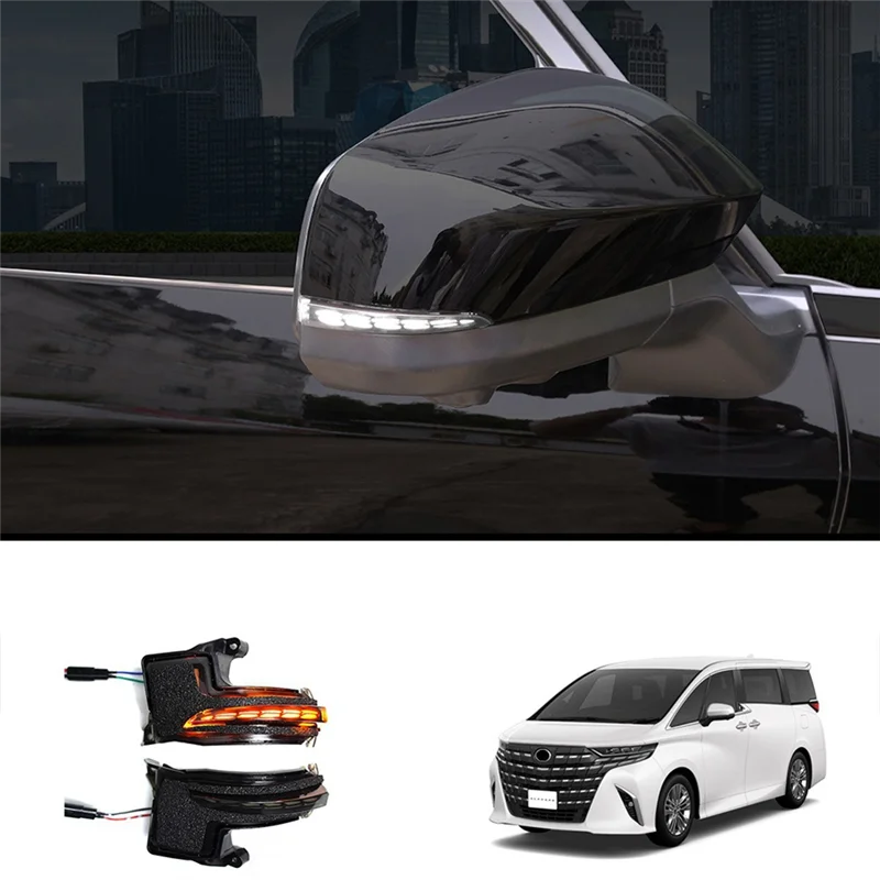 Указатели поворота для Toyota Alphard/Vellfire 40 Series 2023 + светильник бокового зеркала