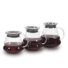 700 мл500 мл300 мл стеклянный кофейник для кофе в стиле jaповыска V60, многоразовые стеклянные кофейные чашки с фильтром