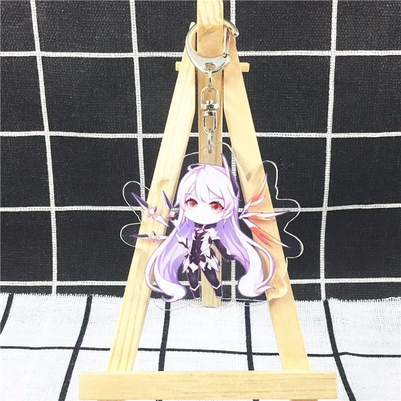 Honkai Impact 3 Yae Sakura Woman Kids Key Chain Acrylic Ring Anime Keyring Accessories Porte Clef Femme Man Cute Keychain | Украшения и