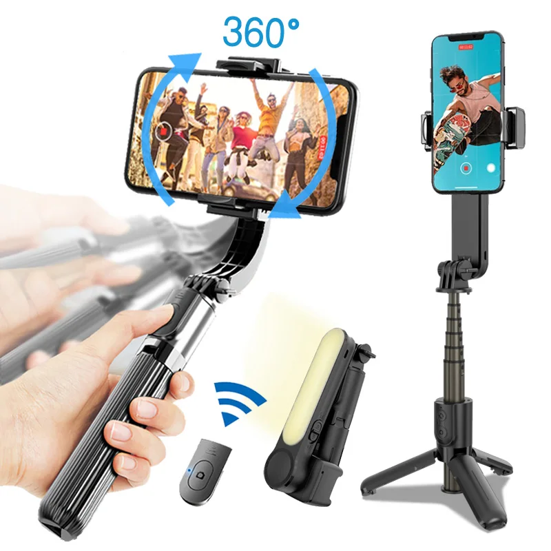 

Gimbal Estabilizador Celular Selfie Stick Stabilisateur Smartphone Handheld Action Kameralar Bluetooth Tripod Gymbal Pau