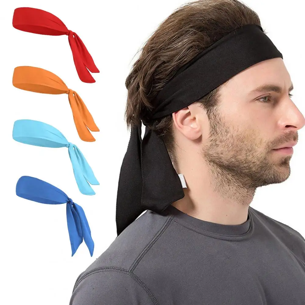 

Summer Sports Bandana Sweat Headband Quick-dry Sweat-absorbent Stretchy Yoga Gym Wide Headband for Running Gym Exercise Headband
