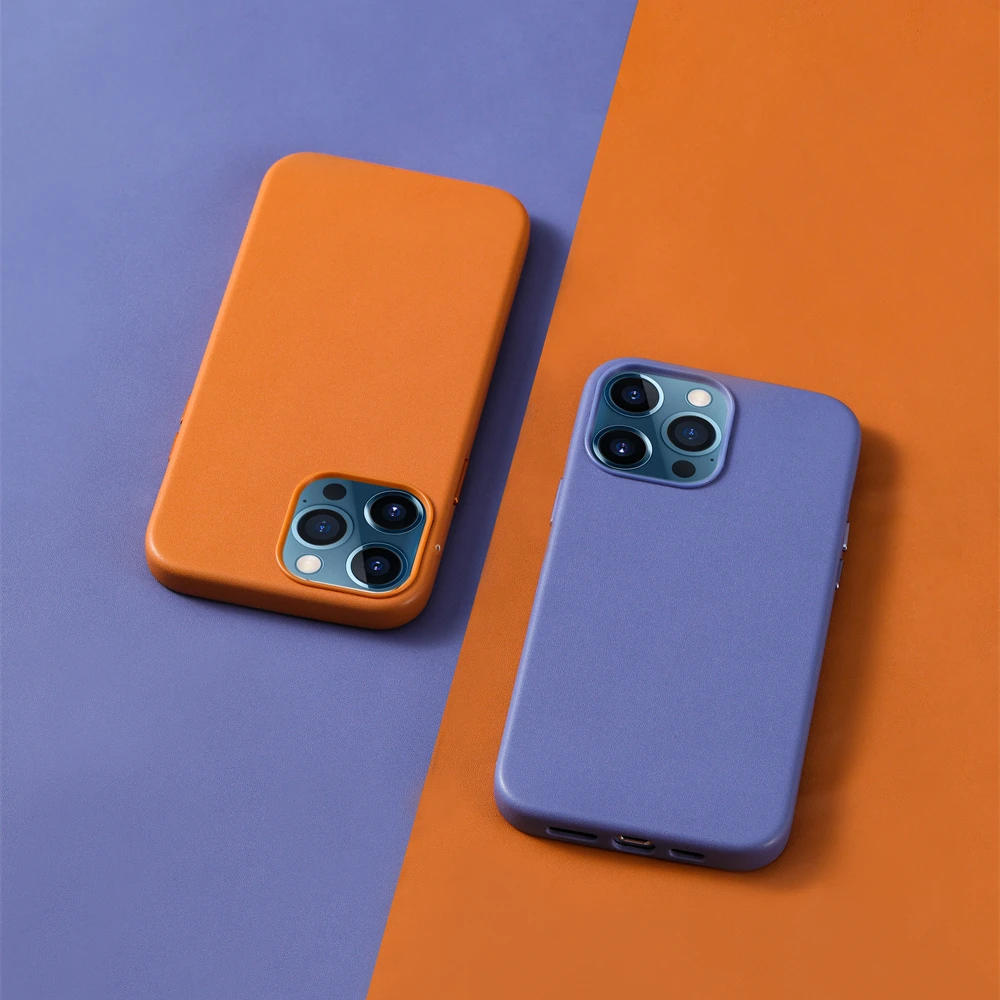 Magnetic Charging Function Napa PU Leather Phone Case for Iphone 14 14 Pro 14Promax 13pro 13promax  Business Simple Style