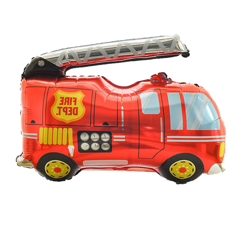 

Firefighter Birthday Balloon Fireman Sam Fire Truck Giant Ballon for Children Birthday Decoration Bonfire Baby Shower Supplies