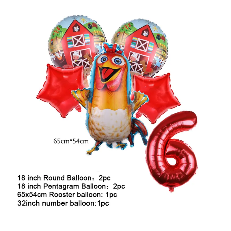 La Granja Zenon Farm Декор для дня рождения Одноразовая посуда Бумажная тарелка Чашка