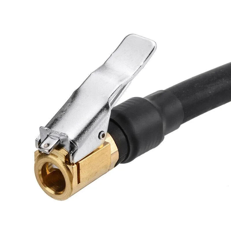 

Tire Inflator Pump Extension Hose Tire Mouth Valve 1PC Pneumatic Chuck