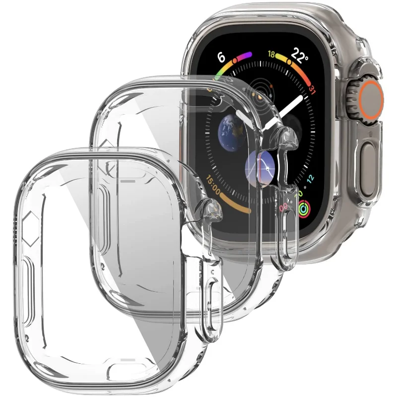 

Ультратонкий Прозрачный чехол из ТПУ для Apple Watch Ultra 49 мм