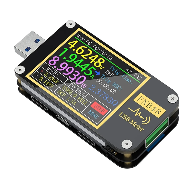 FNB48 PD триггер Вольтметр Амперметр ток и вольтметр USB тестер QC4 + PD3.0 2 0 PPS протокол